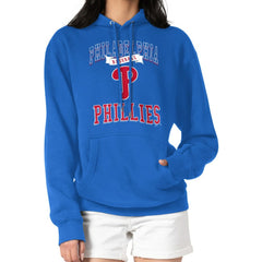 Philadelphia Phillies G-III 4Her by Carl Banks Women's Team Logo Graphic Fleece Pullover Hoodie Royal