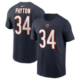 Walter Payton Chicago Bears Retired Player Name & Number T-Shirt - Navy on sale