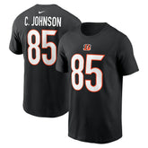 Chad Johnson Cincinnati Bengals Retired Player Name & Number T-Shirt - Black for sale