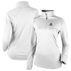 Arizona Diamondbacks Women's Cooperstown Collection Shotgun 2.0 Omni-Wick Quarter-Zip Top - White