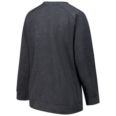 Detroit Lions Profile Women's Plus Size Acid Wash Raglan Sweatshirt - Charcoal discount