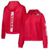 San Francisco 49ers Women's Full-Zip Jacket - Scarlet sale