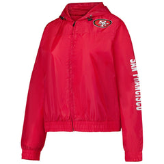 San Francisco 49ers Women's Full-Zip Jacket - Scarlet sale