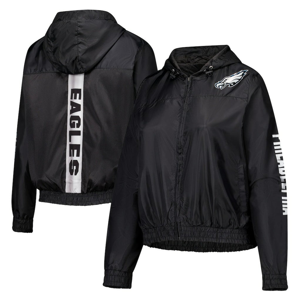 Philadelphia Eagles Women's Full-Zip Jacket - Black cheap