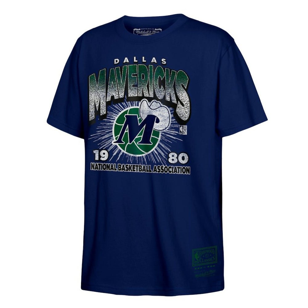 Dallas Mavericks Hardwood Classics Vintage Hoopster T-Shirt sale - Navy cheap