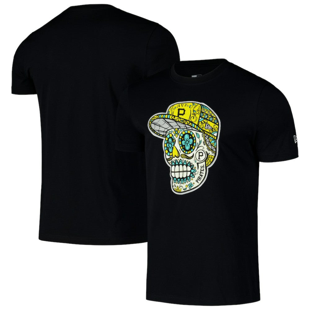 Pittsburgh Pirates Sugar Skulls T-Shirt Black