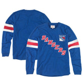 New York Rangers American Needle Sudbury Long Sleeve T-Shirt - Blue T-shirts