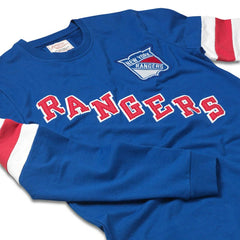New York Rangers American Needle Sudbury Long Sleeve T-Shirt - Blue T-shirts