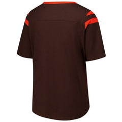 Cleveland Browns G-III 4Her by Carl Banks Women's Plus Size Linebacker T-Shirt - Brown outlet