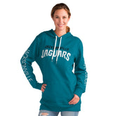 Jacksonville Jaguars G-III 4Her by Carl Banks Women's Extra Inning Pullover Hoodie - Teal online