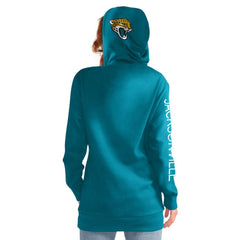 Jacksonville Jaguars G-III 4Her by Carl Banks Women's Extra Inning Pullover Hoodie - Teal online