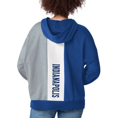 Indianapolis Colts Starter Women's Power Move Long Sleeve Pullover Hoodie - Royal discount