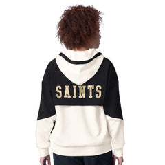 New Orleans Saints Starter Women's Scrimmage Full-Zip Hoodie - White sale
