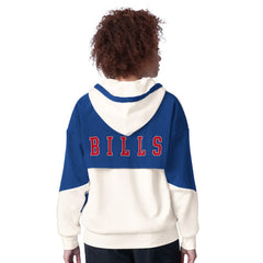 Buffalo Bills Starter Women's Scrimmage Full-Zip Hoodie - White for sale