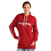 Atlanta Falcons G-III 4Her by Carl Banks Women's Extra Inning Pullover Hoodie - Red discount