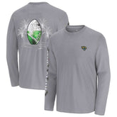 Jacksonville Jaguars Oasis Endzone Lux Long Sleeve T-Shirt - Gray on sale