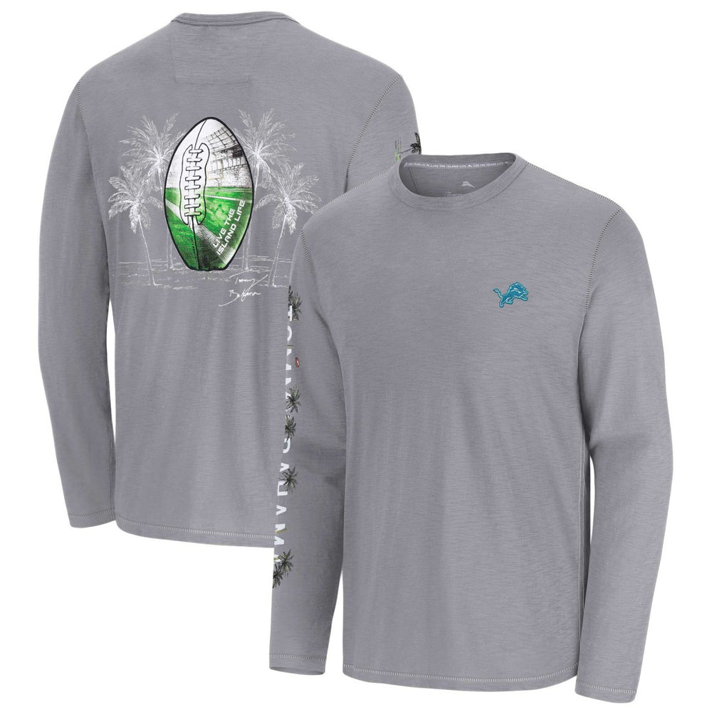 Detroit Lions Oasis Endzone Lux Long Sleeve T-Shirt - Gray on sale