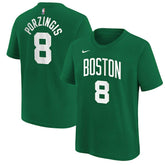 Kristaps Porzingis Boston Celtics Youth Icon Name & Number T-Shirt - Kelly Green shop