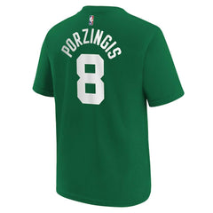 Kristaps Porzingis Boston Celtics Youth Icon Name & Number T-Shirt - Kelly Green shop