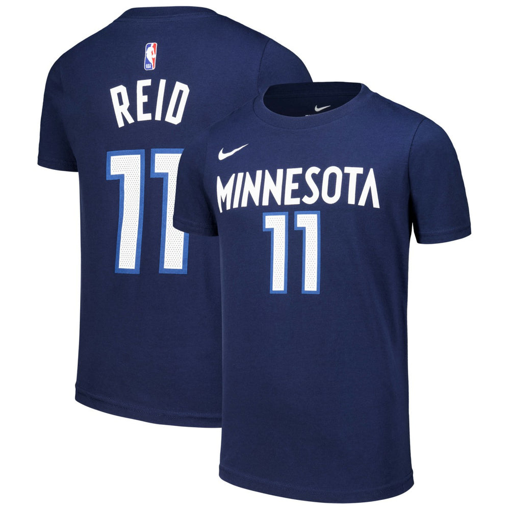 Naz Reid Minnesota Timberwolves Youth Icon Edition Name & Number T-Shirt - Navy sale