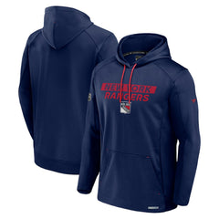 New York Rangers Fanatics Big & Tall Authentic Pro Pullover Hoodie - Blue Hoodies