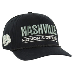 Nashville Predators '47 OHT Military Appreciation Homeland Honor and Defend Hitch Adjustable Hat - Black Hats
