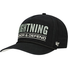 Tampa Bay Lightning '47 OHT Military Appreciation Homeland Honor and Defend Hitch Adjustable Hat - Black Hats