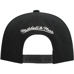 San Jose Sharks Mitchell & Ness Core Top Spot Snapback Hat - Black Hats