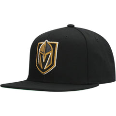 Vegas Golden Knights Mitchell & Ness Core Top Spot Snapback Hat - Black Hats