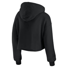 Detroit Lions WEAR by Erin Andrews Women's Prime Cropped Pullover Hoodie - Black online