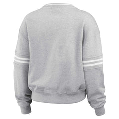 Tampa Bay Buccaneers WEAR by Erin Andrews Women's Cropped Pullover Sweatshirt - Heather Gray cheap