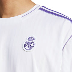 Real Madrid Originals Terrace Icons Collection Fashion Jersey - White cheap
