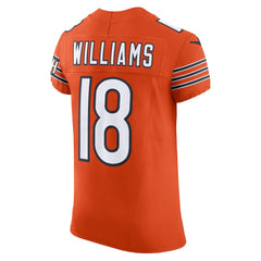 Caleb Williams Chicago Bears Alternate Vapor F.U.S.E. Elite Jersey - Orange discount