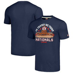 Washington Nationals MLB x Guy Fieri’s Flavortown Unisex Tri-Blend T-Shirt Navy