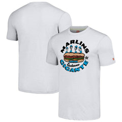 Miami Marlins MLB x Guy Fieri’s Flavortown Unisex Tri-Blend T-Shirt Ash