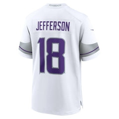 Justin Jefferson Minnesota Vikings Youth Game Jersey - White sale