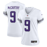 J.J. McCarthy Minnesota Vikings Women's Alternate Game Player Jersey - White cheap