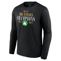 Boston Celtics 2024 NBA Finals Champions Fade Away Jumper Roster Signature Long Sleeve T-Shirt - Black outlet