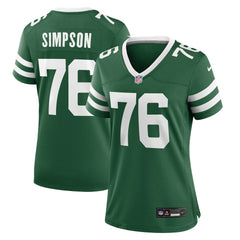 John Simpson New York Jets Women's Game Jersey - Legacy Green online