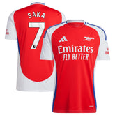 Bukayo Saka Arsenal 2024/25 Home Replica Player Jersey – Red