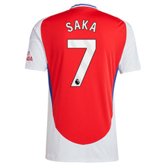 Bukayo Saka Arsenal 2024/25 Home Replica Player Jersey – Red shop