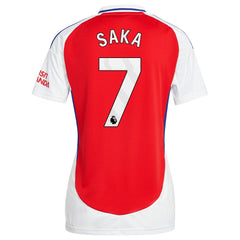 Bukayo Saka Arsenal Women's 2024/25 Home Replica Player Jersey – Red online