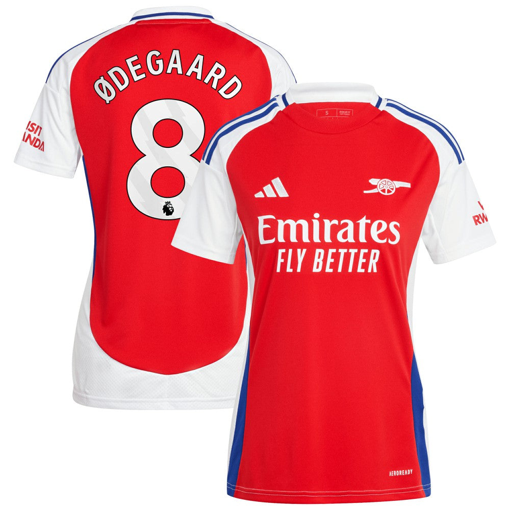 Martin Odegaard Arsenal Women's 2024/25 Home Replica Player Jersey – Red sale