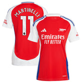 Gabriel Martinelli Arsenal Women's 2024/25 Home Replica Player Jersey – Red