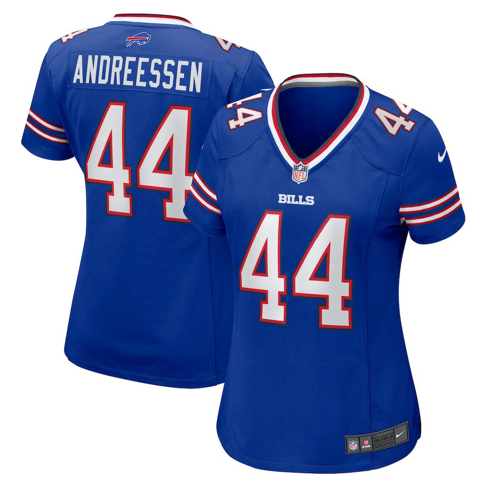 Joe Andreessen Buffalo Bills Women's Game Jersey - Royal discount