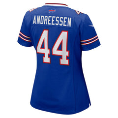 Joe Andreessen Buffalo Bills Women's Game Jersey - Royal discount