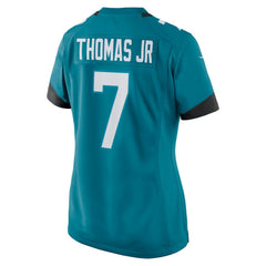 Brian Thomas Jr. Jacksonville Jaguars Women's Game Jersey - Teal sale