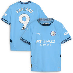 Erling Haaland Manchester City Youth 2024/25 Home Replica Player Jersey - Light Blue for sale