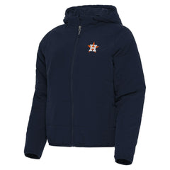Houston Astros Antigua Women's Universe Full-Zip Hoodie Jacket Navy