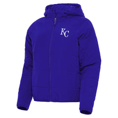 Kansas City Royals Antigua Women's Universe Full-Zip Hoodie Jacket Royal